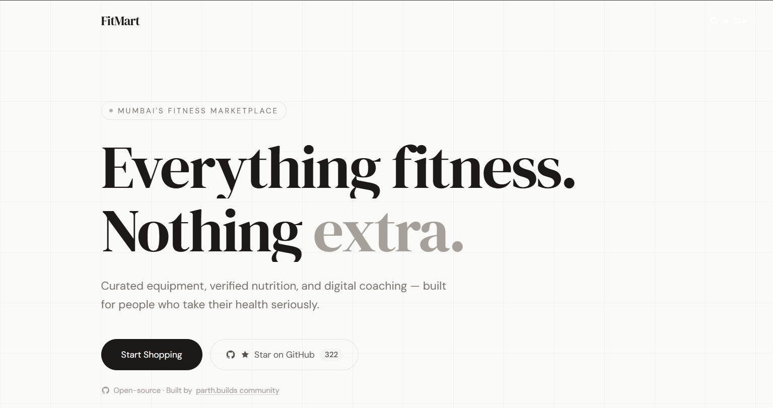 FitMart (Open Source) screenshot